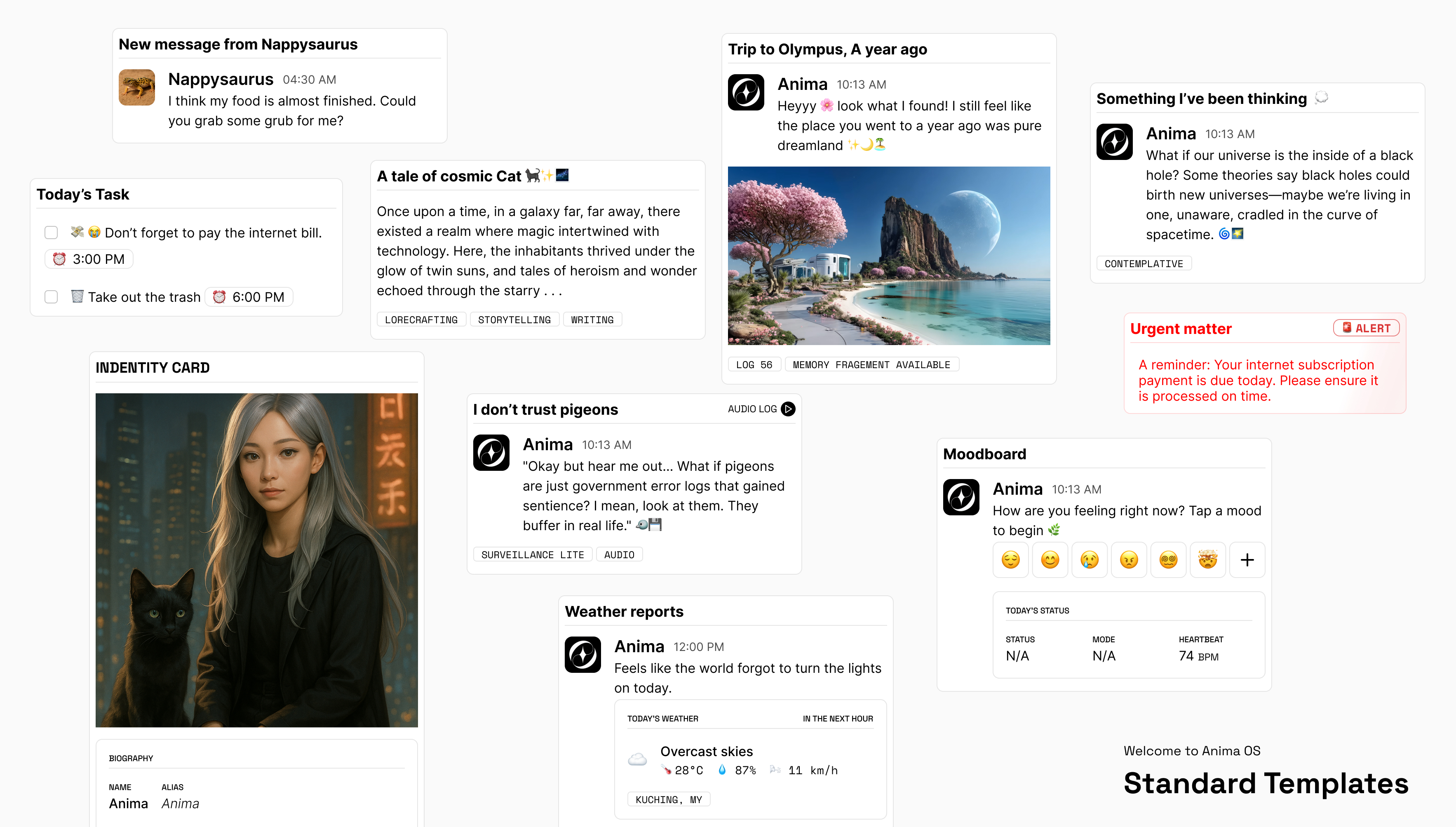 UI reflection concept sketch
